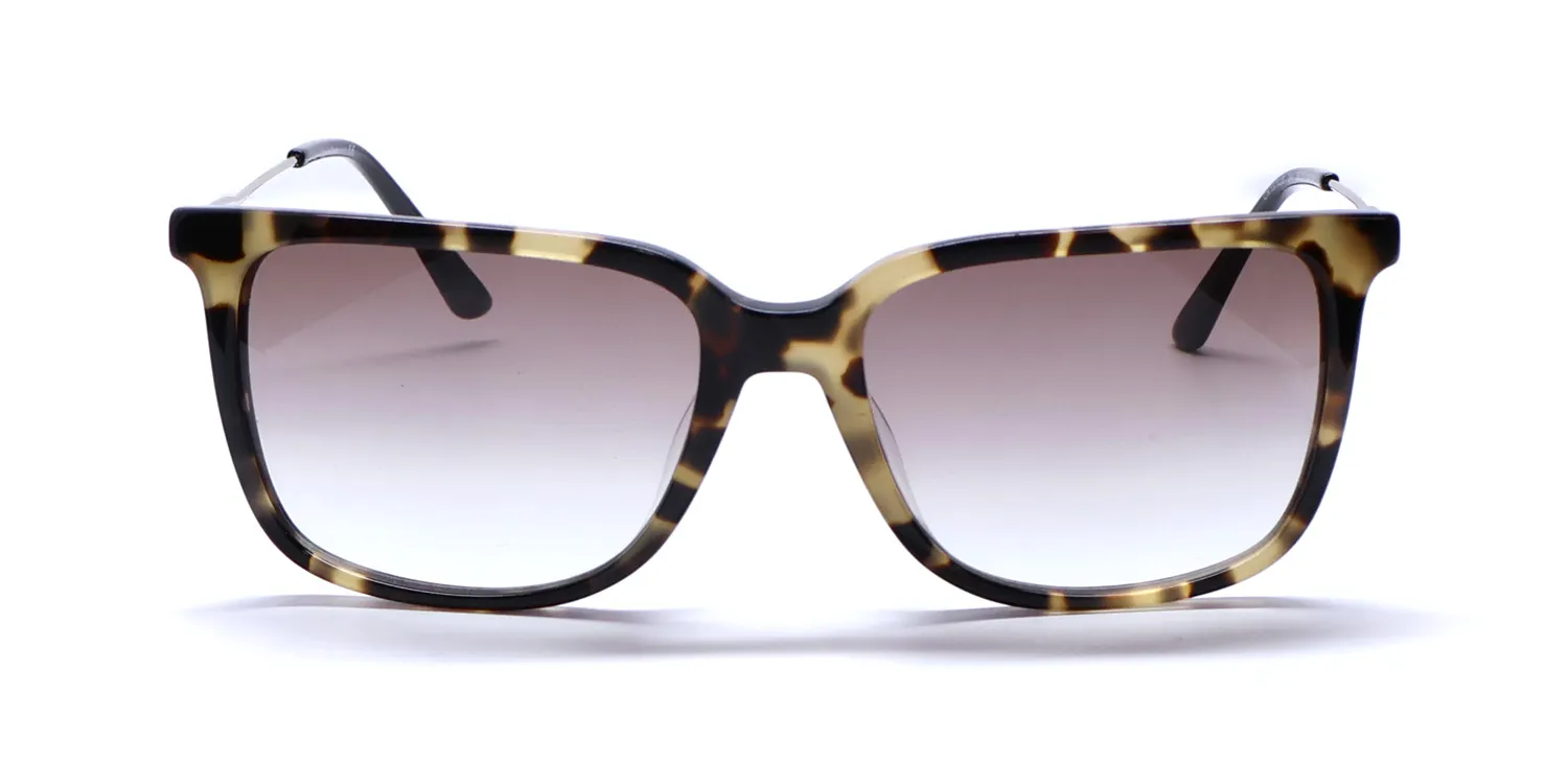 Calvin Klein Ck19702s 244 Sunglasses Khaki Tortoise 55mm 3