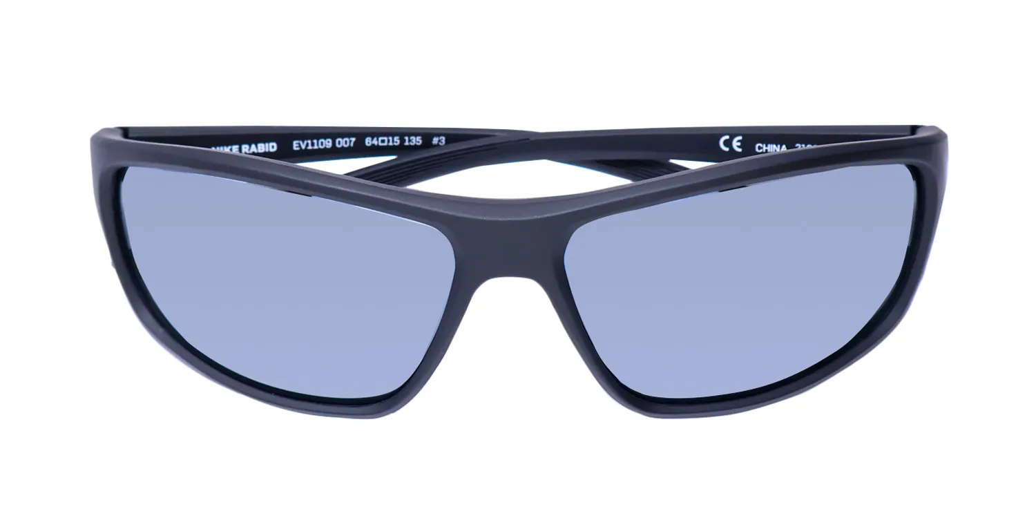 Nike Rabid Ev1109 007 Sunglasses Matte Black 64mm 2