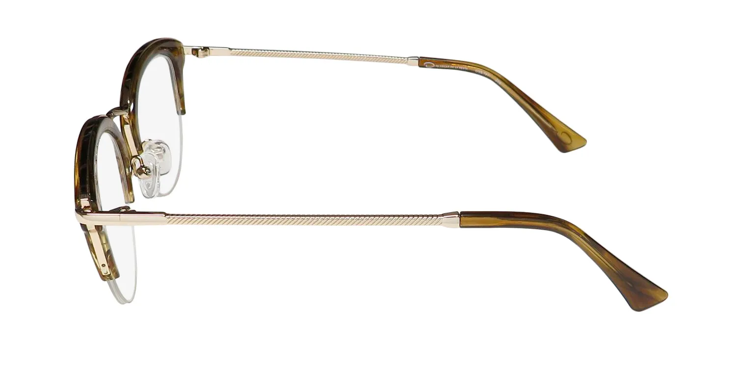 Oscar de la Renta Osl 737 210 Eyeglasses Crystal Brown 50mm 4