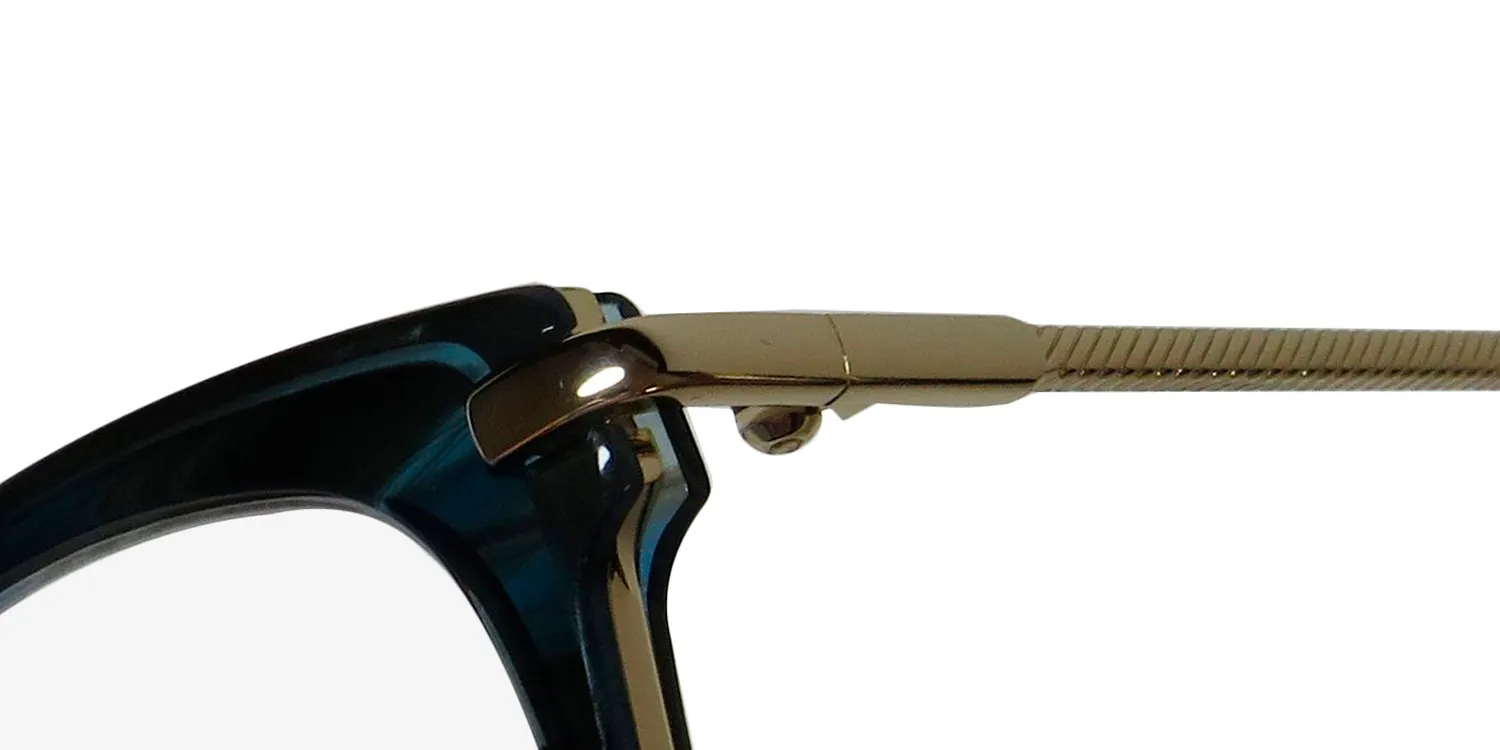 Oscar de la Renta Osl 737 421 Eyeglasses Crystal Blue 50mm 6