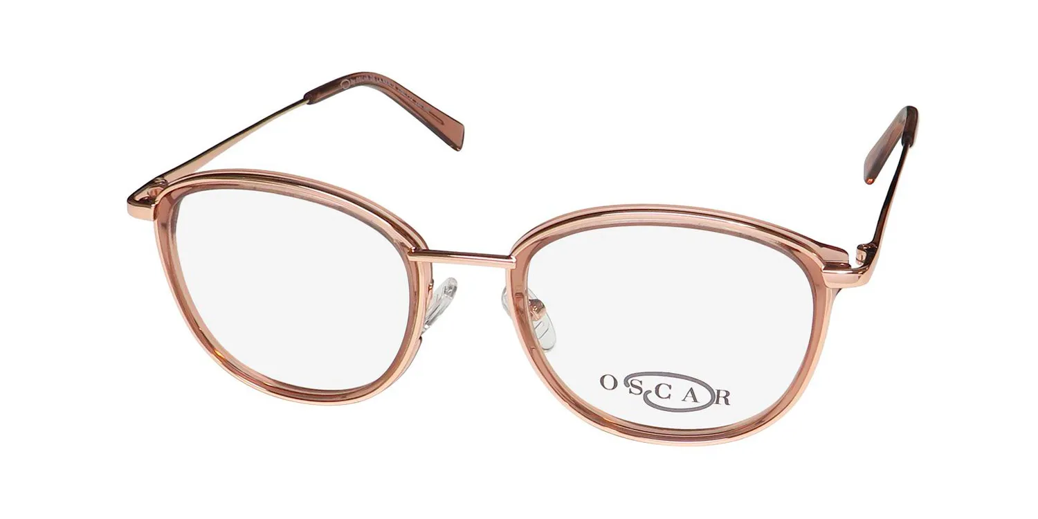Oscar de la Renta Osl 732 290 Eyeglasses Crystal Nude 50mm