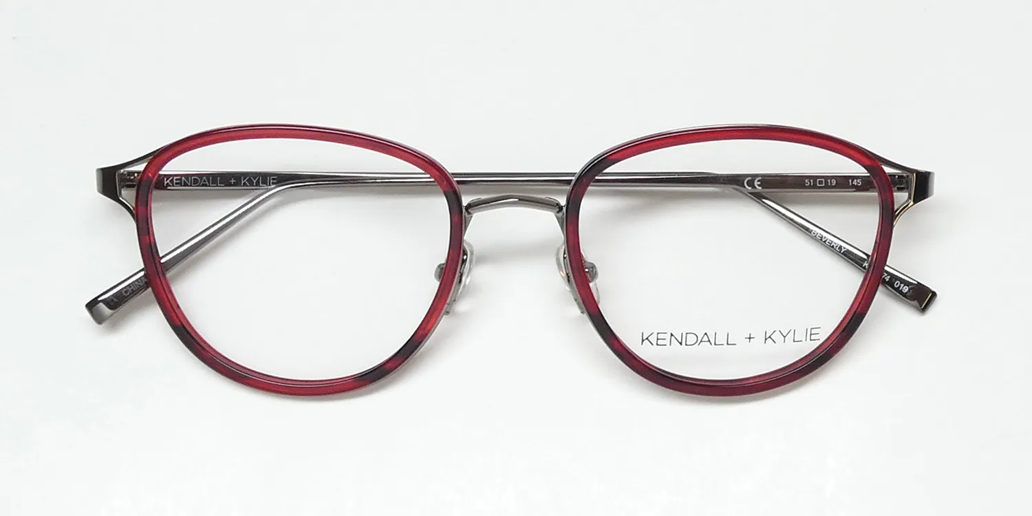 Kendall + Kylie Kko174 Beverly 019 Eyeglasses Red 51mm 2