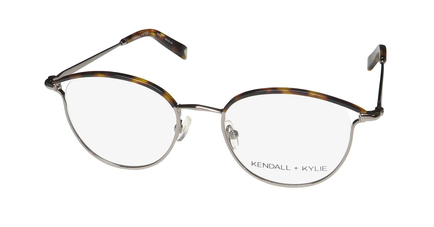 Kendall + Kylie Kko176 Emilia 081 Eyeglasses Gunmetal 50mm