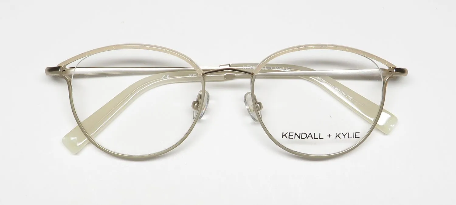Kendall + Kylie Kko176 Emilia 718 Eyeglasses Gold 50mm 2