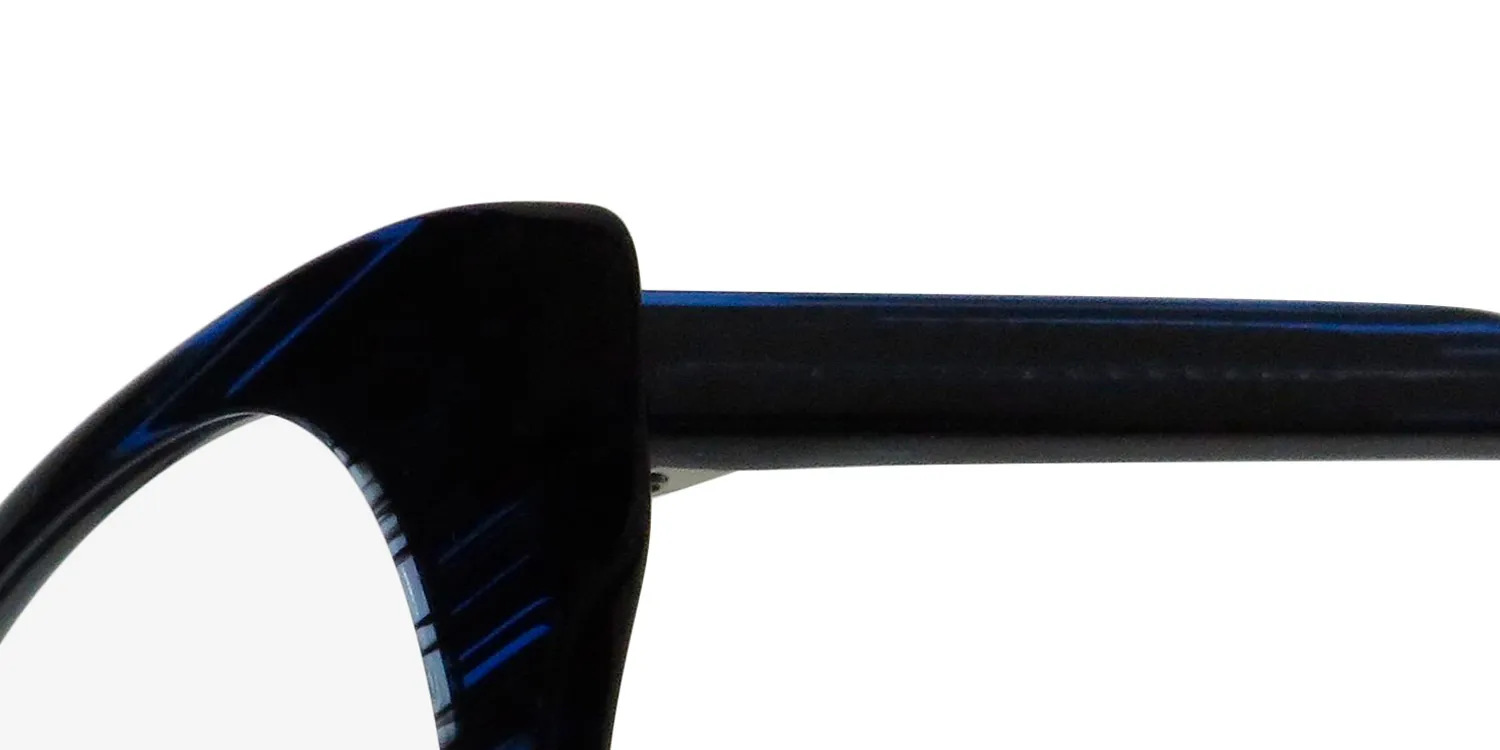 Kendall + Kylie Kko171 Tiana 414 Eyeglasses Striped Blue 51mm 6