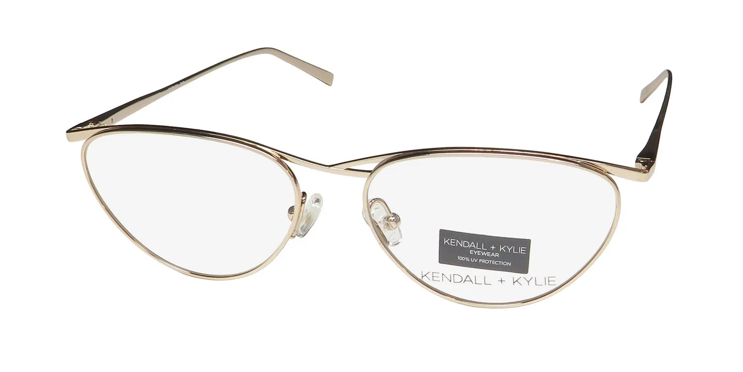 Kendall + Kylie Kko180 Aimee 719 Eyeglasses Gold 54mm