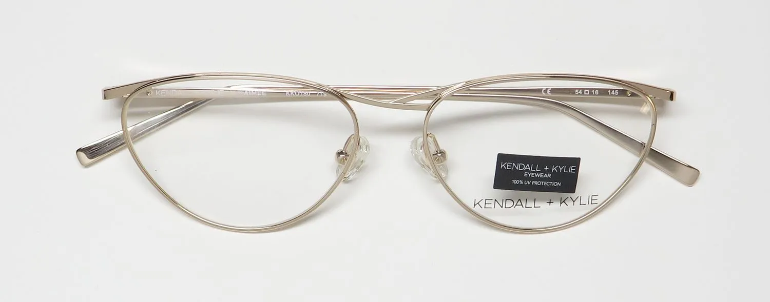 Kendall + Kylie Kko180 Aimee 719 Eyeglasses Gold 54mm 2