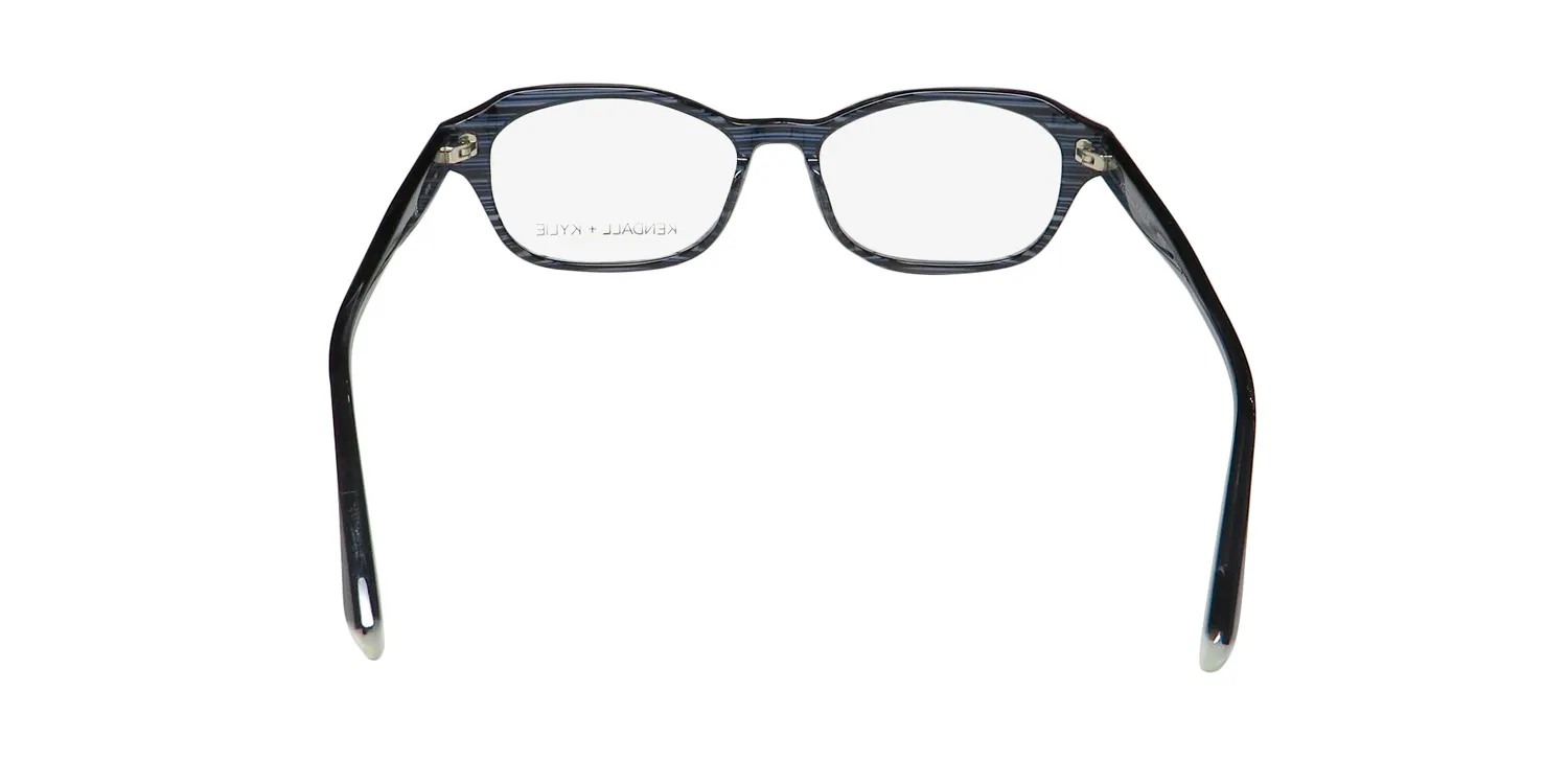 Kendall + Kylie Kko172 Astrid 019 Eyeglasses Striped Black 52mm 5