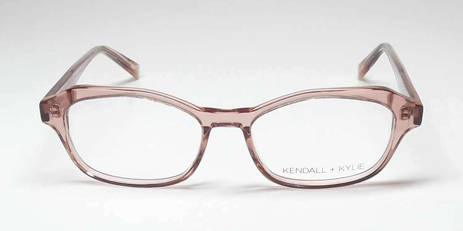 Kendall + Kylie Kko172 Astrid 651 Eyeglasses Burnt Blush Crystal 52mm 3