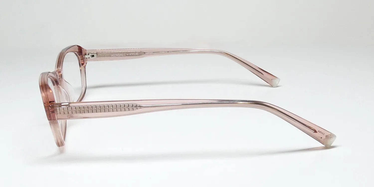 Kendall + Kylie Kko172 Astrid 651 Eyeglasses Burnt Blush Crystal 52mm 4