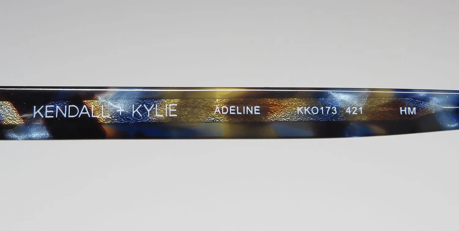 Kendall + Kylie Kko173 Adeline 421 Eyeglasses Crystal Slate Blue 52mm 7