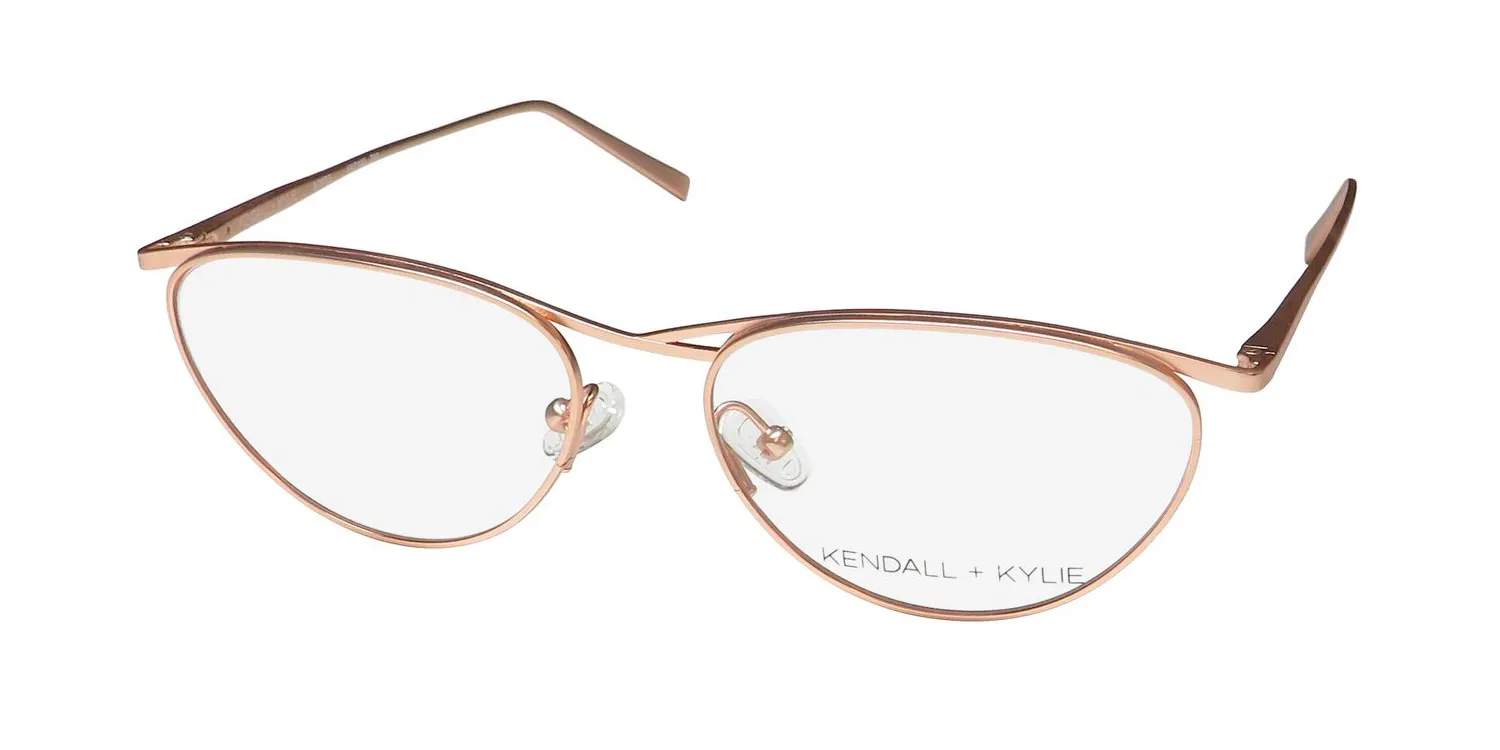 Kendall + Kylie Kko180 Aimee 780 Eyeglasses Rose Gold 54mm