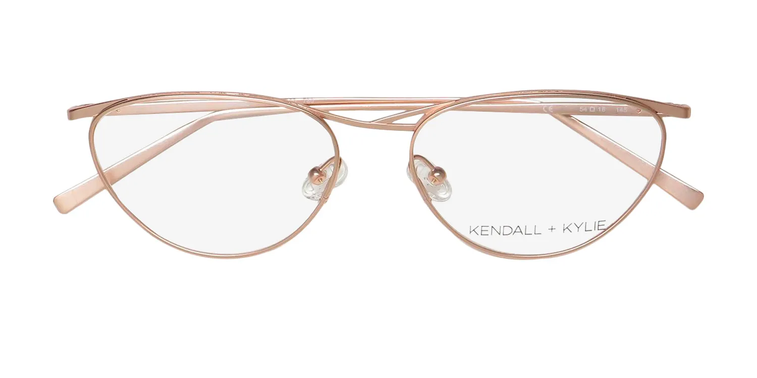 Kendall + Kylie Kko180 Aimee 780 Eyeglasses Rose Gold 54mm 2