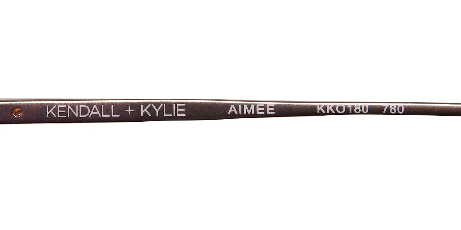 Kendall + Kylie Kko180 Aimee 780 Eyeglasses Rose Gold 54mm 7
