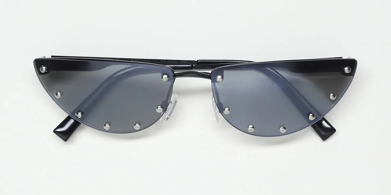 Kendall + Kylie Kk4060 Abigail 002 Sunglasses Black 0mm 2