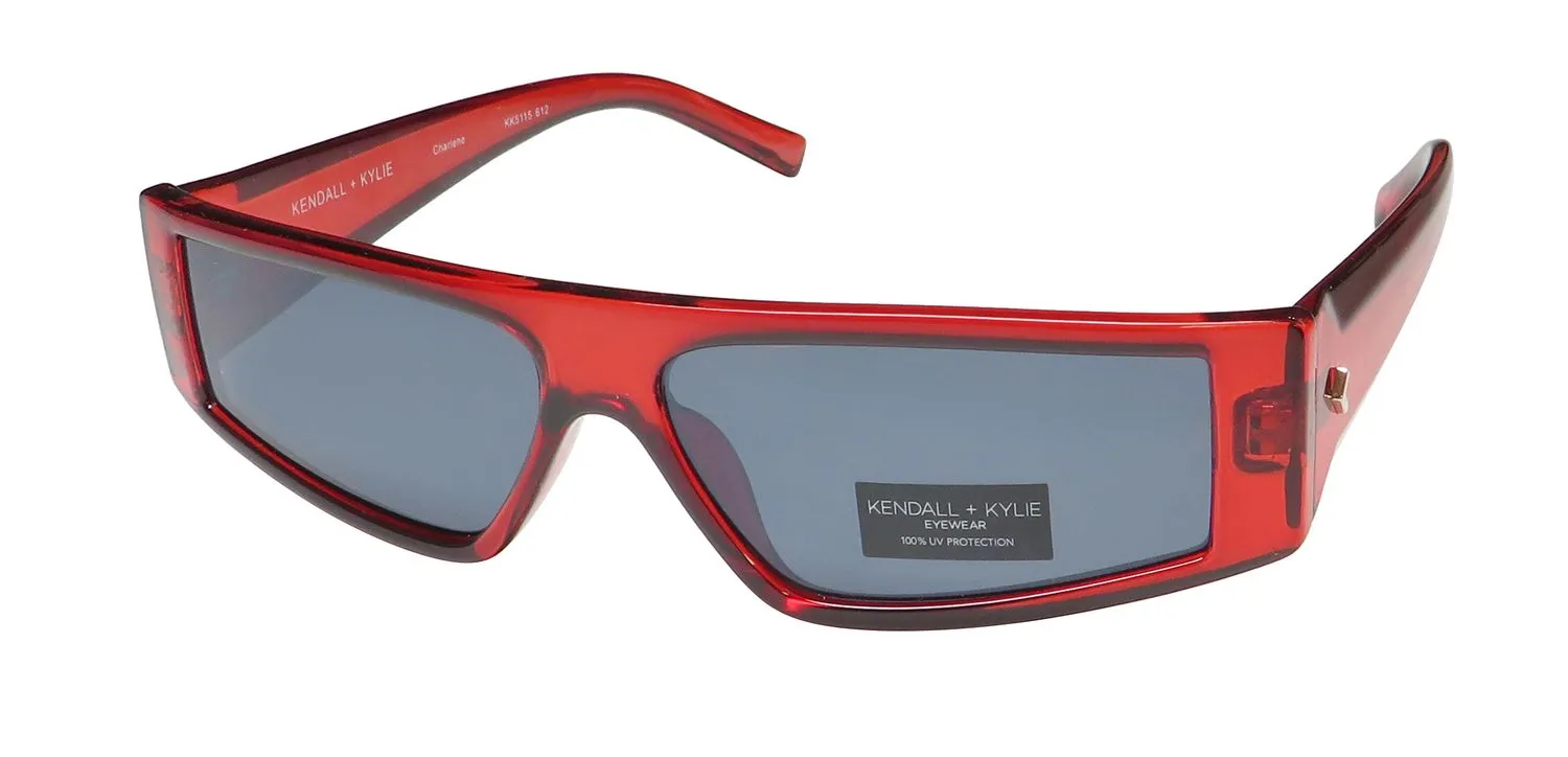 Kendall + Kylie Kk5115 Charlene 612 Sunglasses Shiny Crystal Red 0mm