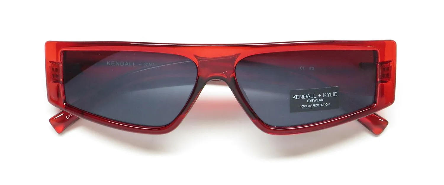 Kendall + Kylie Kk5115 Charlene 612 Sunglasses Shiny Crystal Red 0mm 2