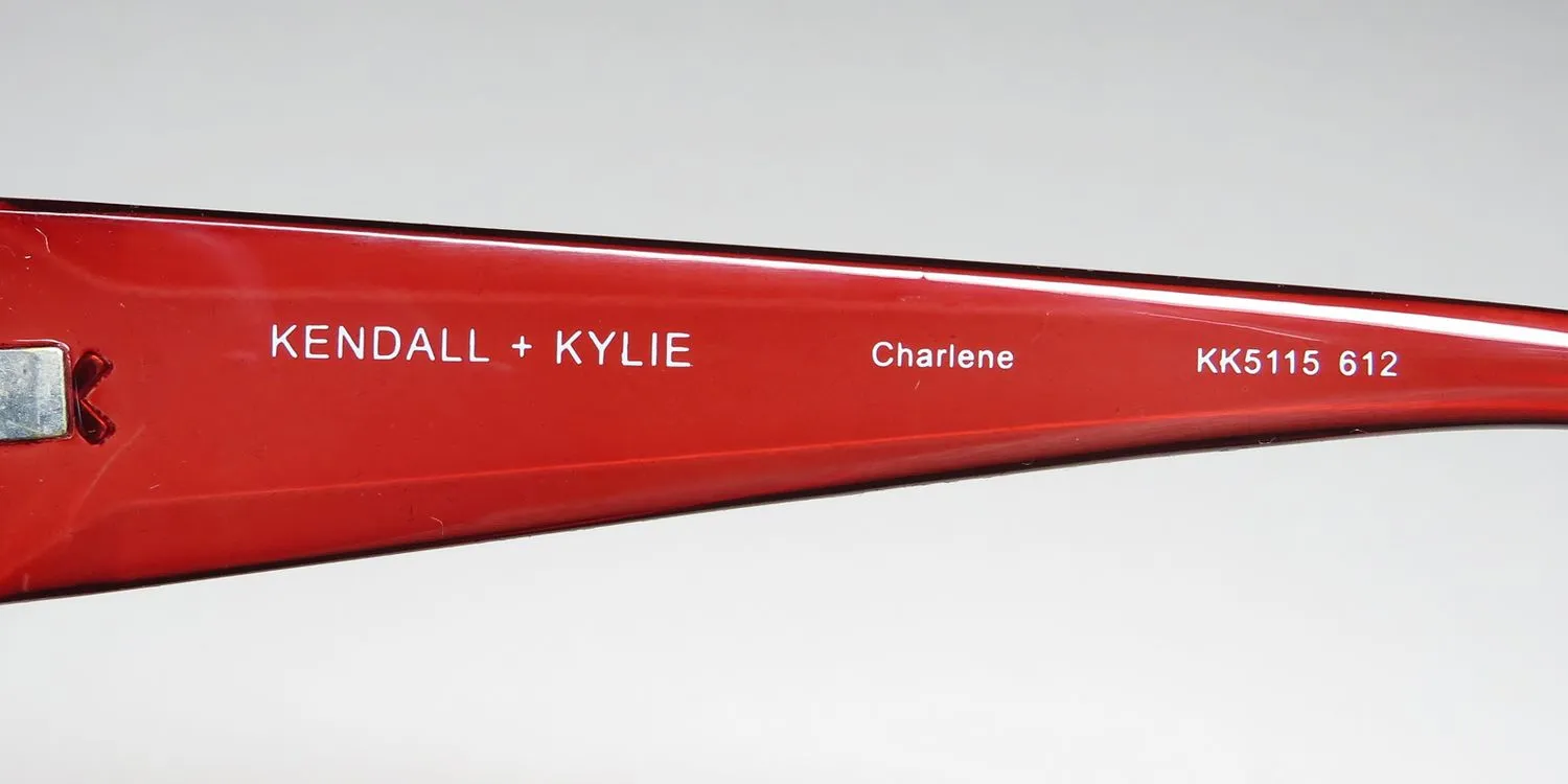 Kendall + Kylie Kk5115 Charlene 612 Sunglasses Shiny Crystal Red 0mm 7