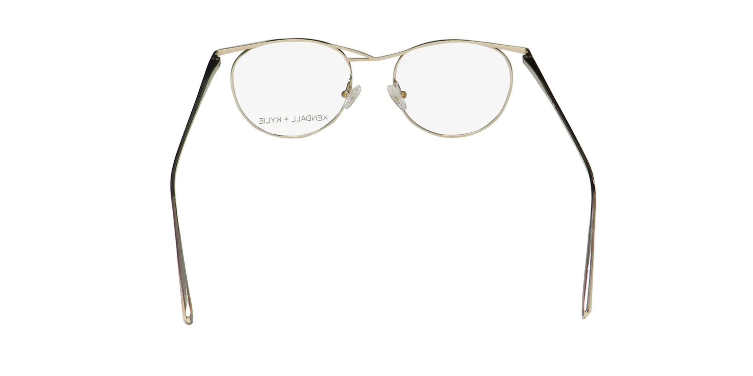 Kendall + Kylie Kko194 Ali 719 Eyeglasses Shiny Gold 51mm 5