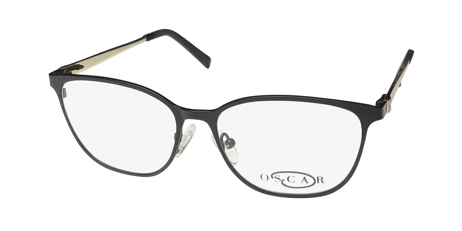 Oscar de la Renta Osl 969 002 Eyeglasses Semi Matte Black 53mm