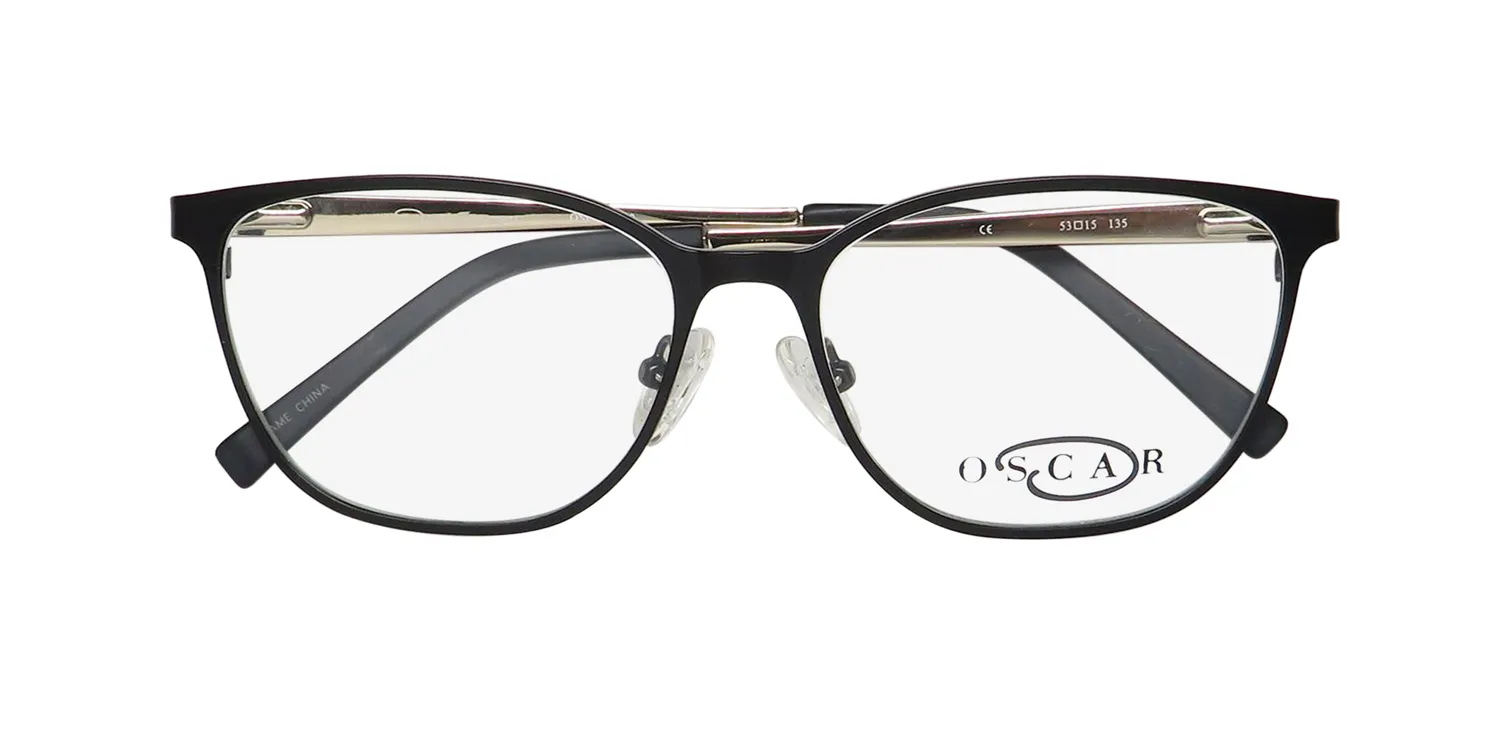 Oscar de la Renta Osl 969 002 Eyeglasses Semi Matte Black 53mm 2