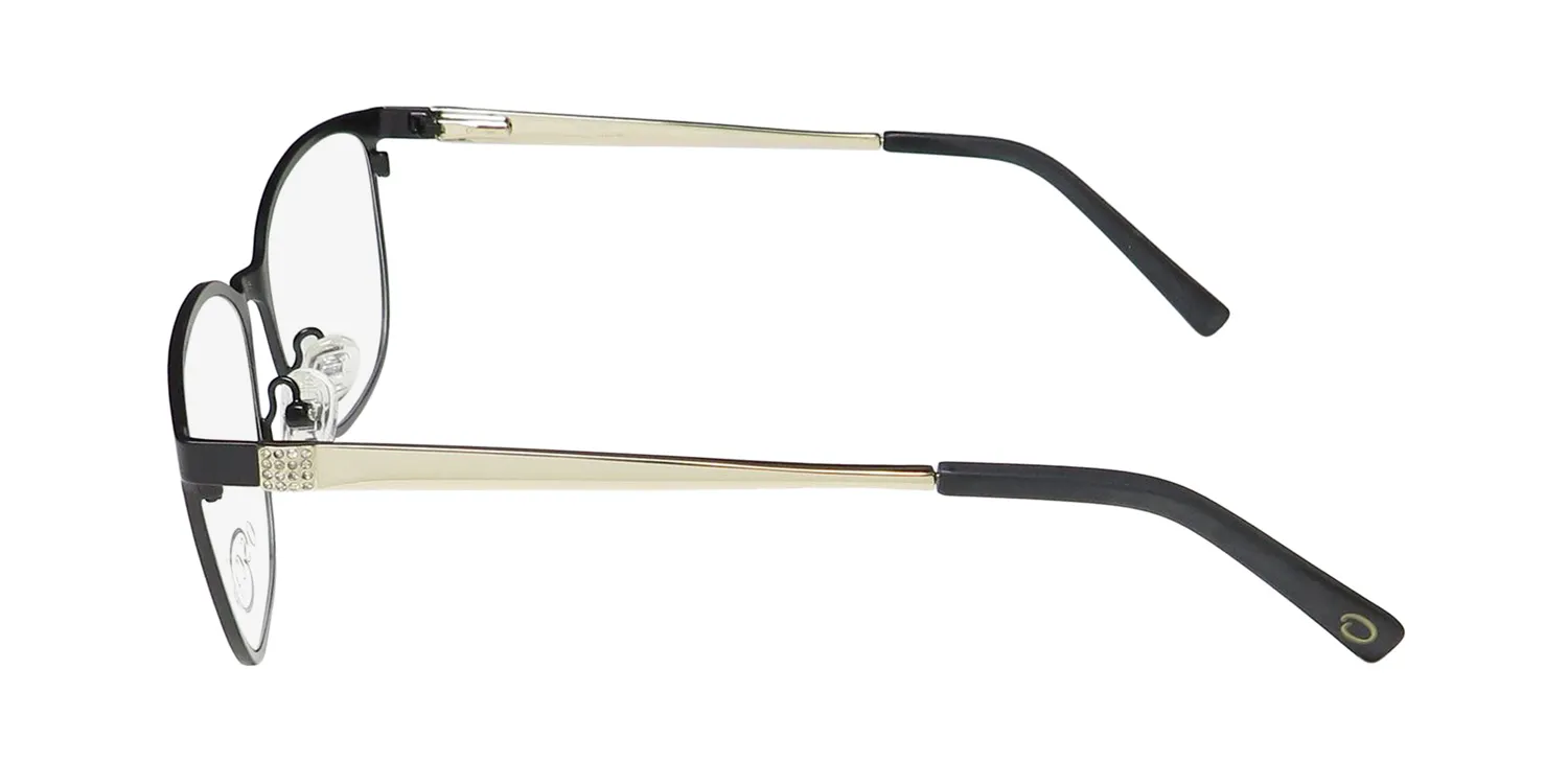 Oscar de la Renta Osl 969 002 Eyeglasses Semi Matte Black 53mm 4