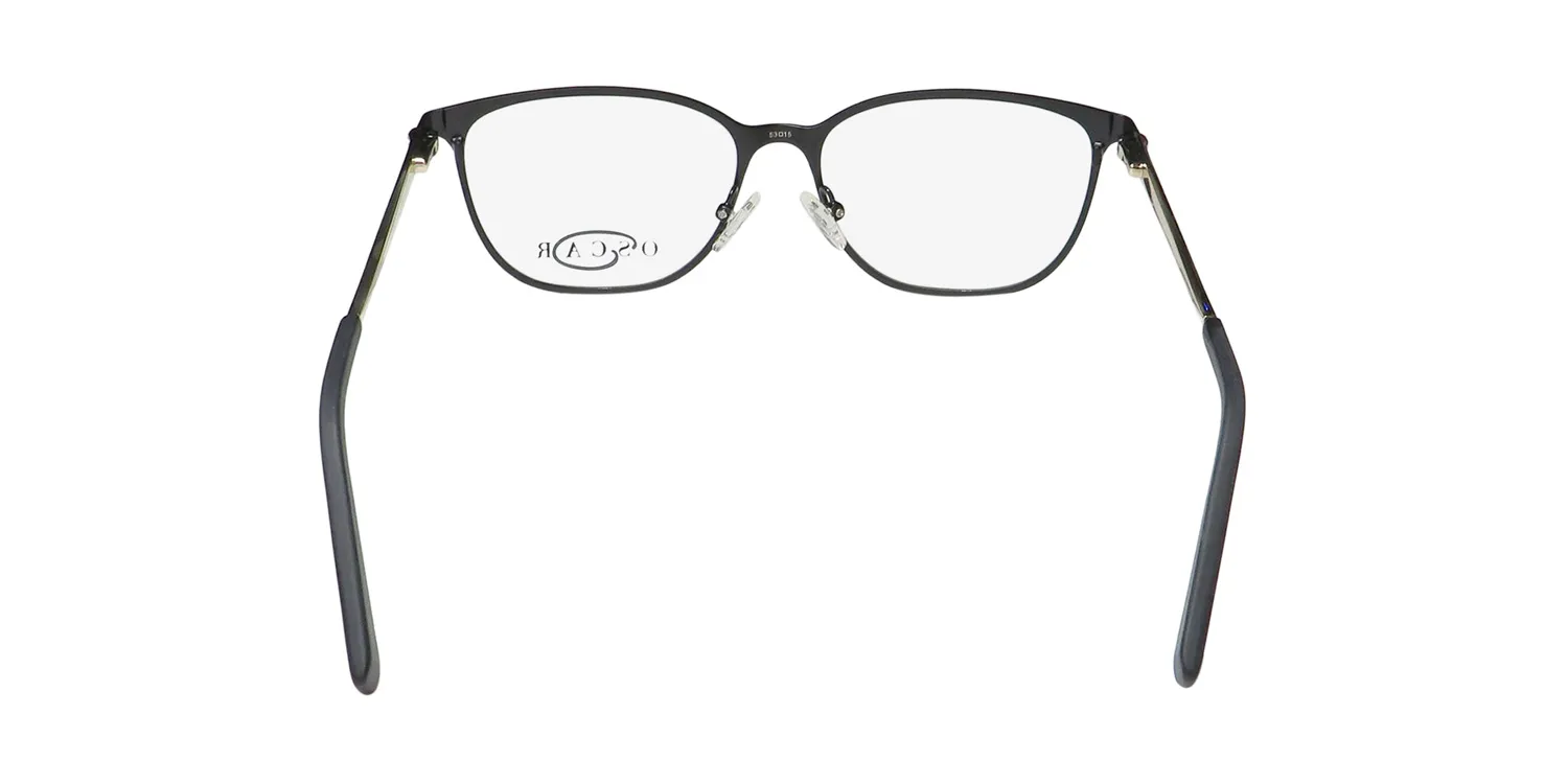 Oscar de la Renta Osl 969 002 Eyeglasses Semi Matte Black 53mm 5