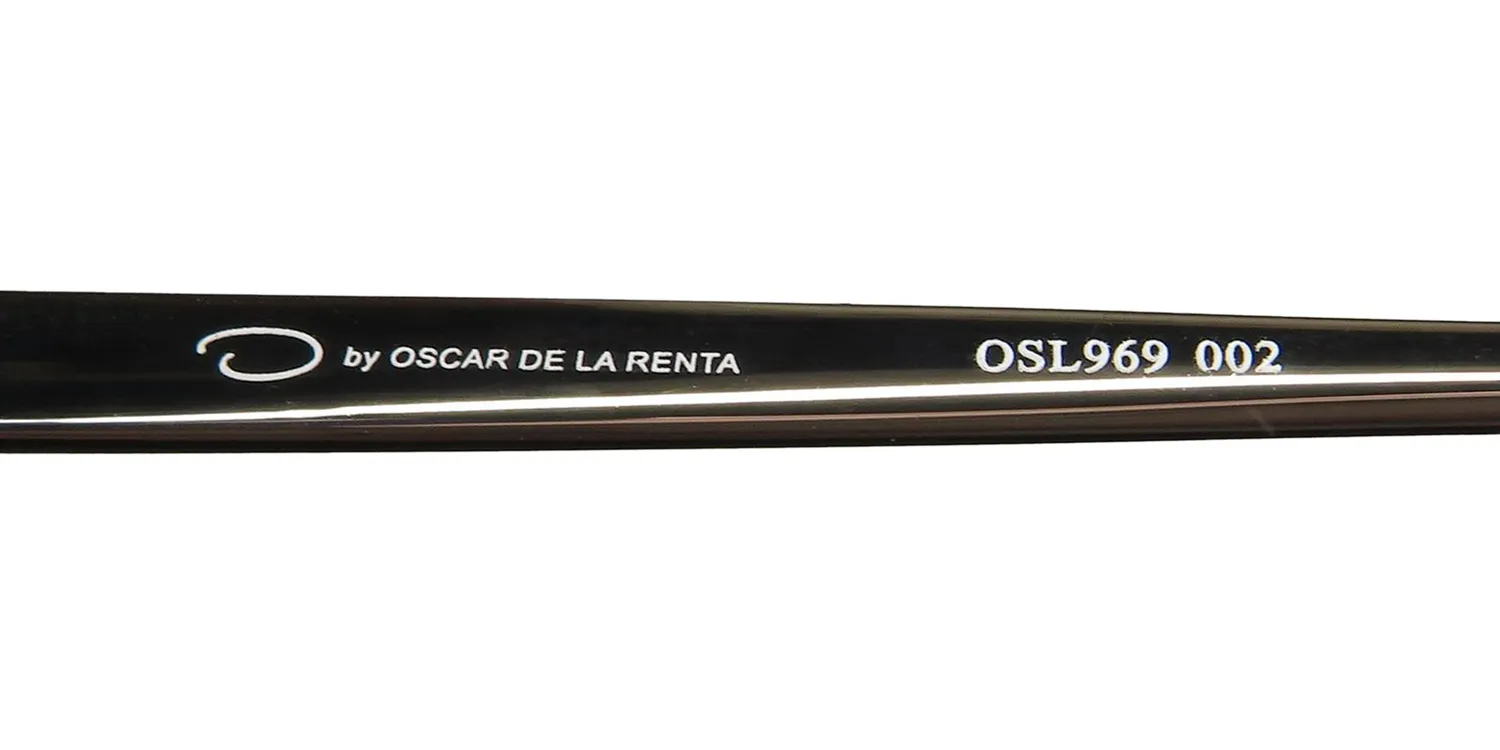 Oscar de la Renta Osl 969 002 Eyeglasses Semi Matte Black 53mm 7