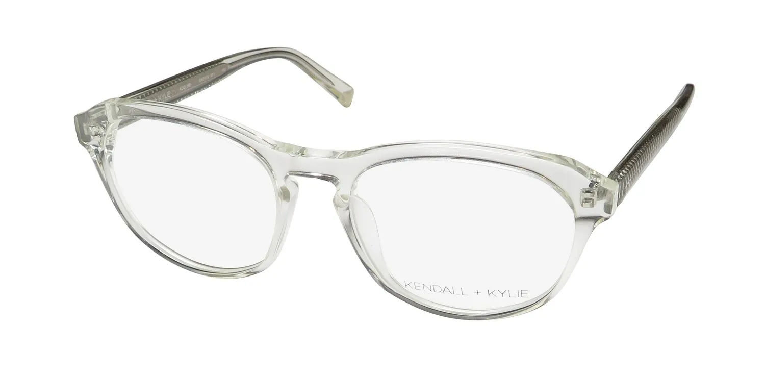 Kendall + Kylie Kko173 Adeline 971 Eyeglasses Crystal Clear 52mm
