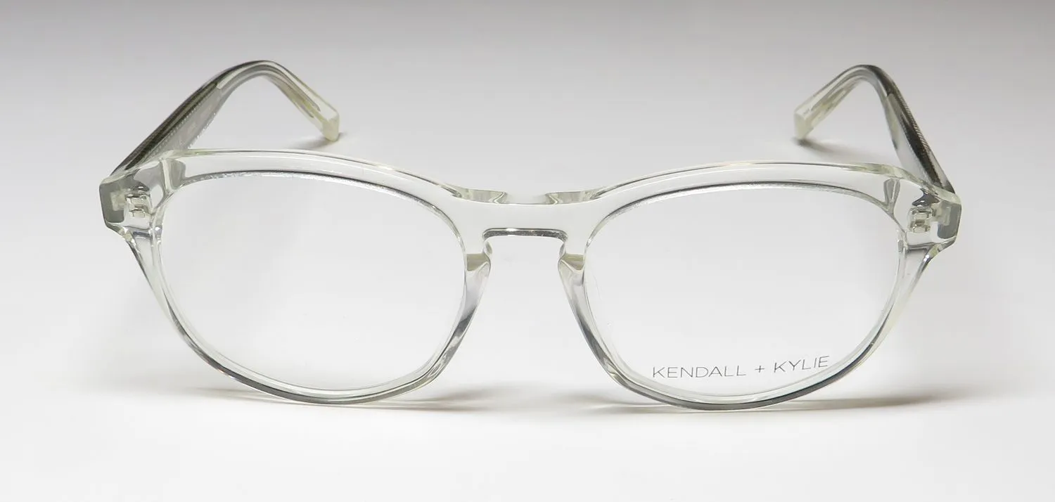 Kendall + Kylie Kko173 Adeline 971 Eyeglasses Crystal Clear 52mm 3