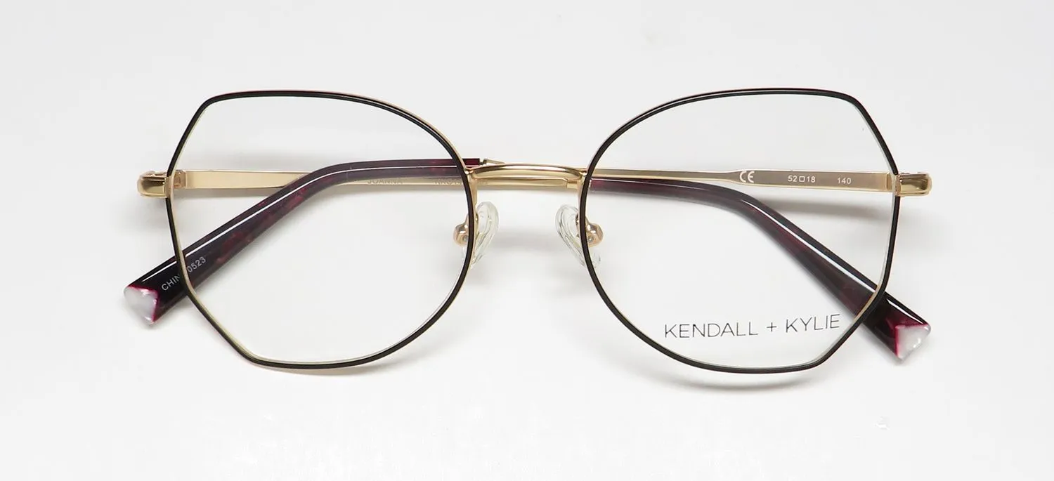 Kendall + Kylie Kko145 Joanna 001 Eyeglasses Black 52mm 2