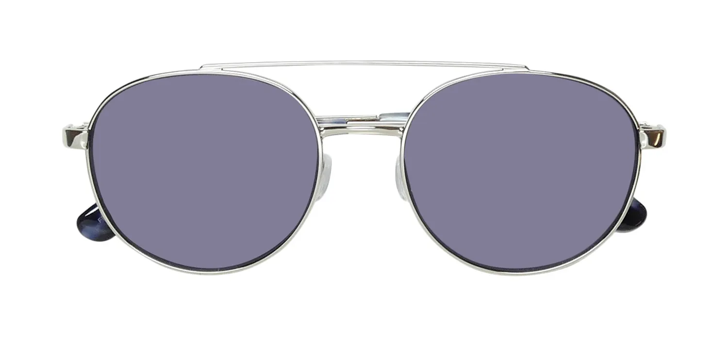 Nautica Nls6012 045 Sunglasses Silver 53mm 2