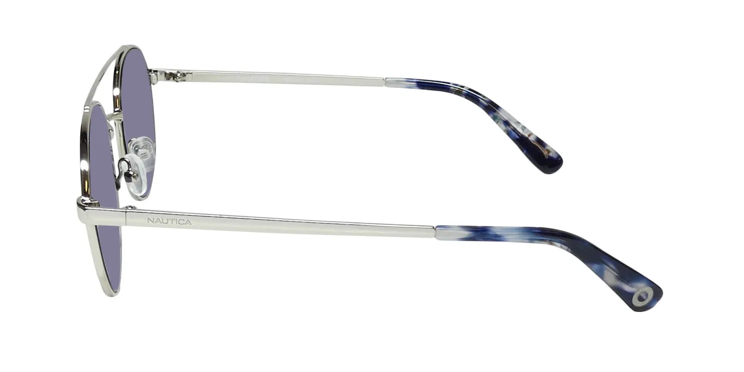 Nautica Nls6012 045 Sunglasses Silver 53mm 4