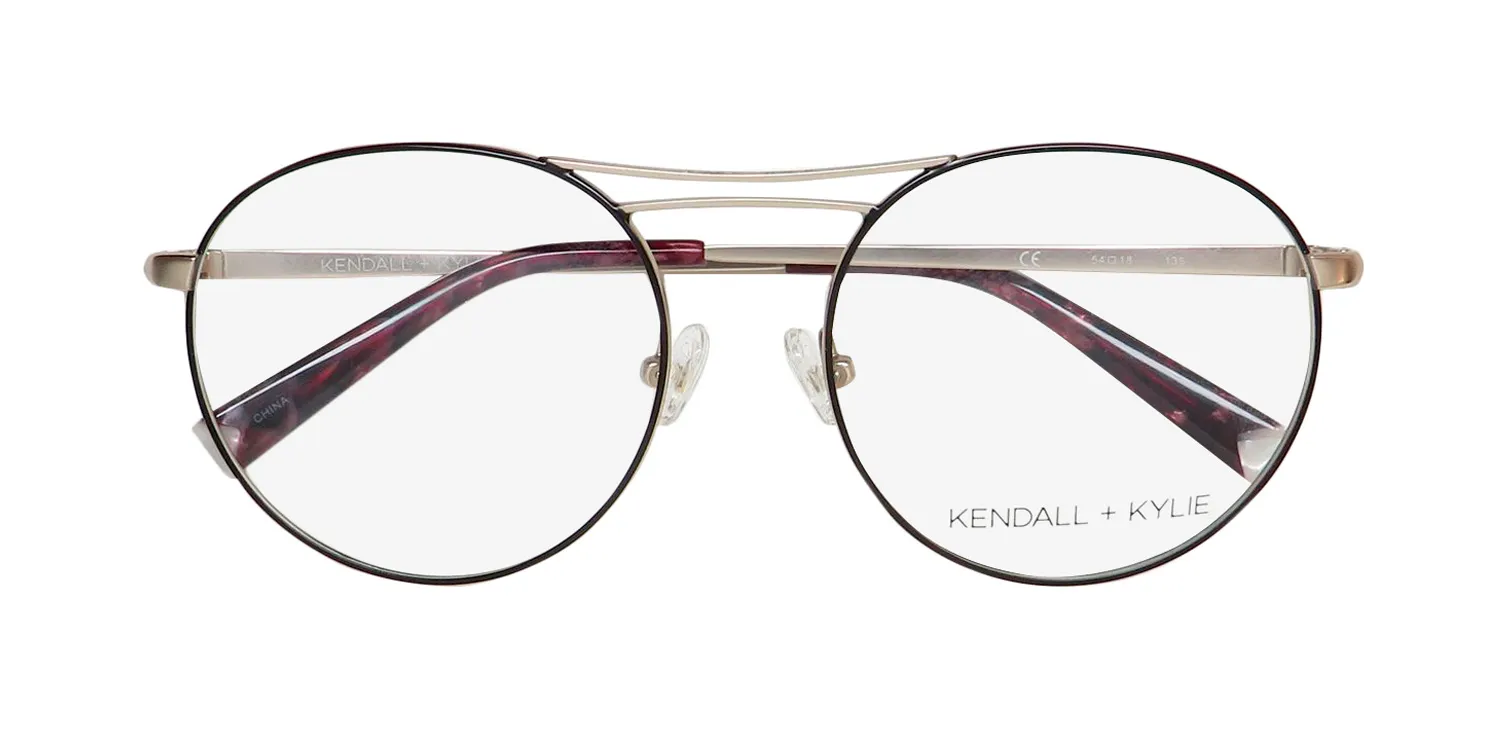 Kendall + Kylie Kko131 Nikki 019 Eyeglasses Matte Black 54mm 2