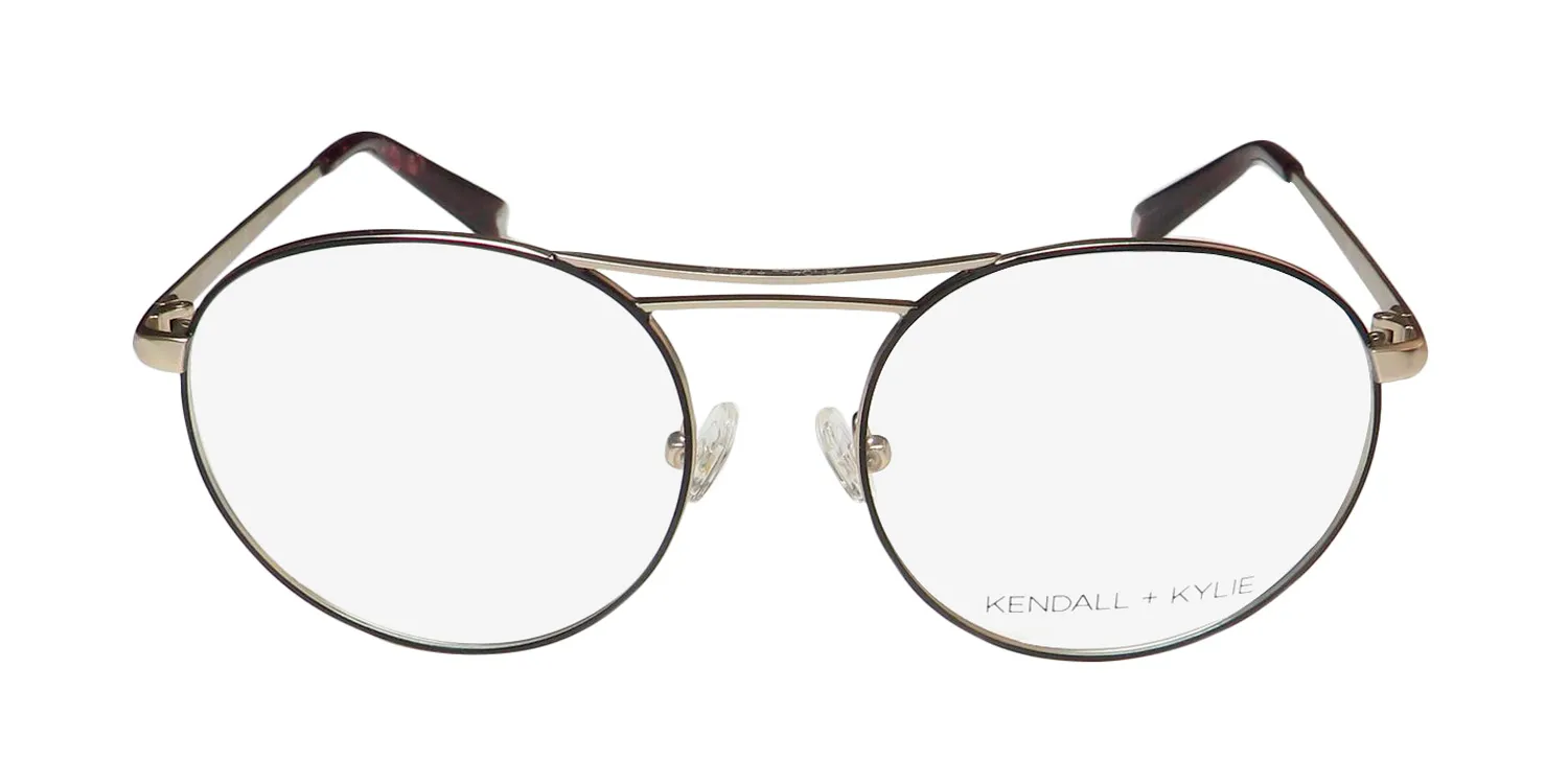 Kendall + Kylie Kko131 Nikki 019 Eyeglasses Matte Black 54mm 3
