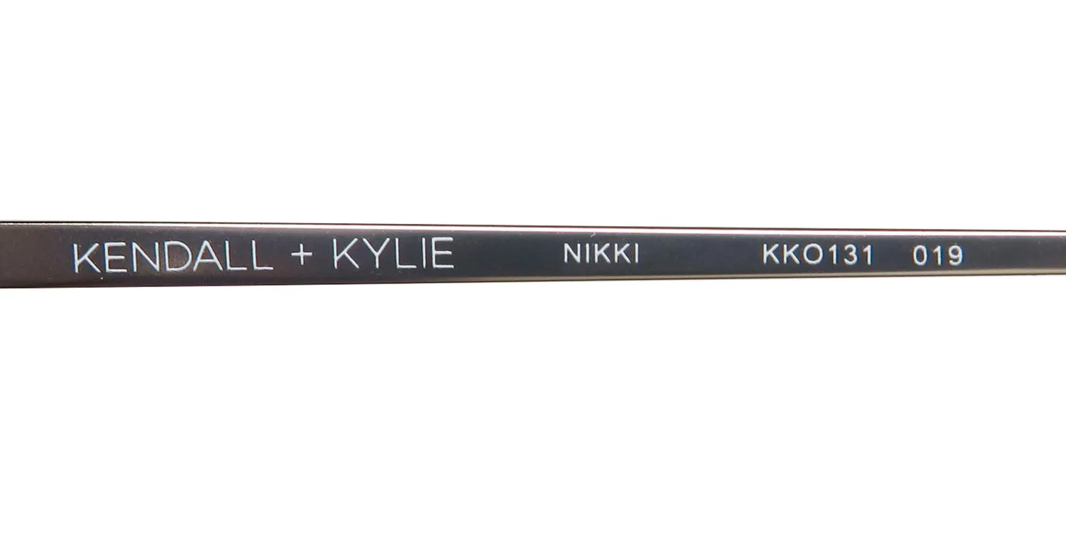 Kendall + Kylie Kko131 Nikki 019 Eyeglasses Matte Black 54mm 7