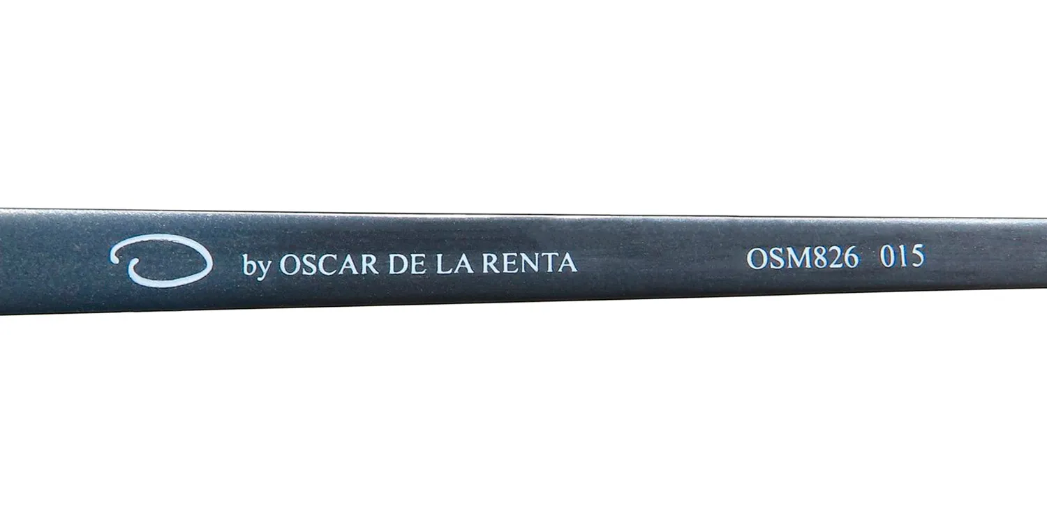 Oscar de la Renta Osm 826 015 Eyeglasses Semi Matte Dark Gunmetal 56mm 7