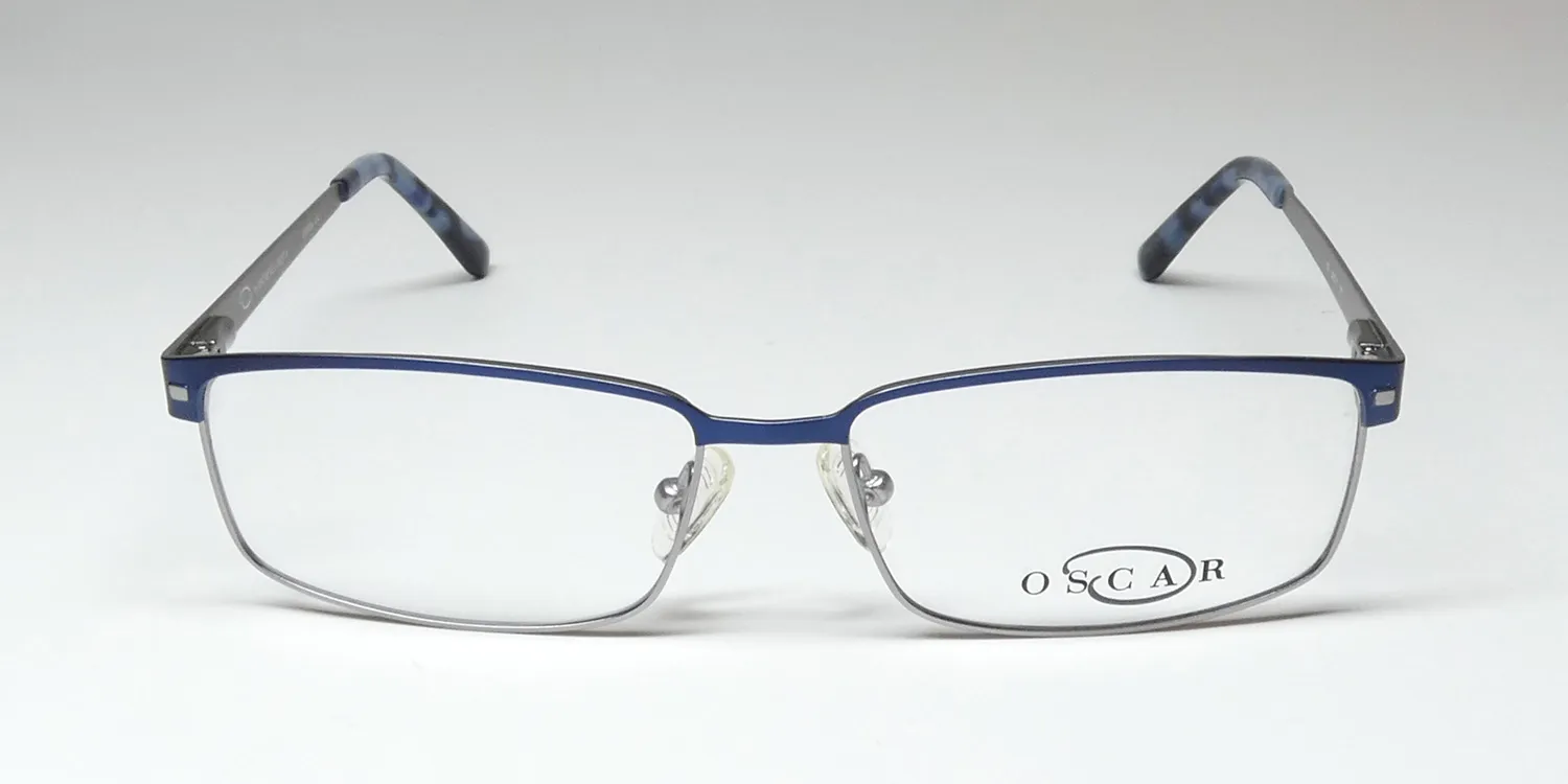 Oscar de la Renta Osm 826 414 Eyeglasses Semi Matte Navy 56mm 3