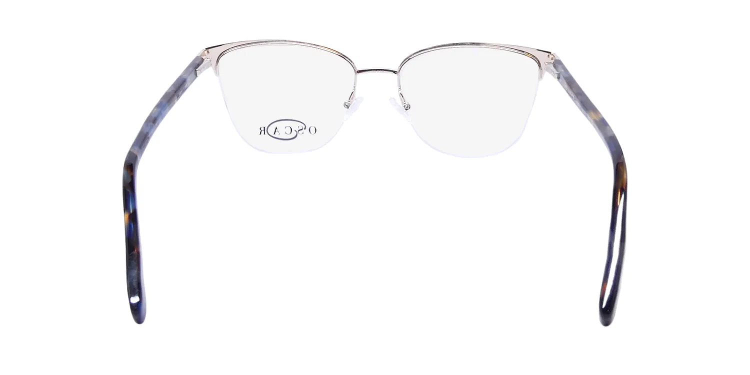 Oscar de la Renta Osl 745 414 Eyeglasses Shiny Navy 53mm 5