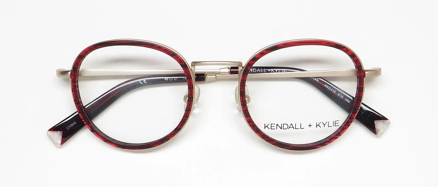 Kendall + Kylie Kko115 Ryan 615 Eyeglasses Red 46mm 2