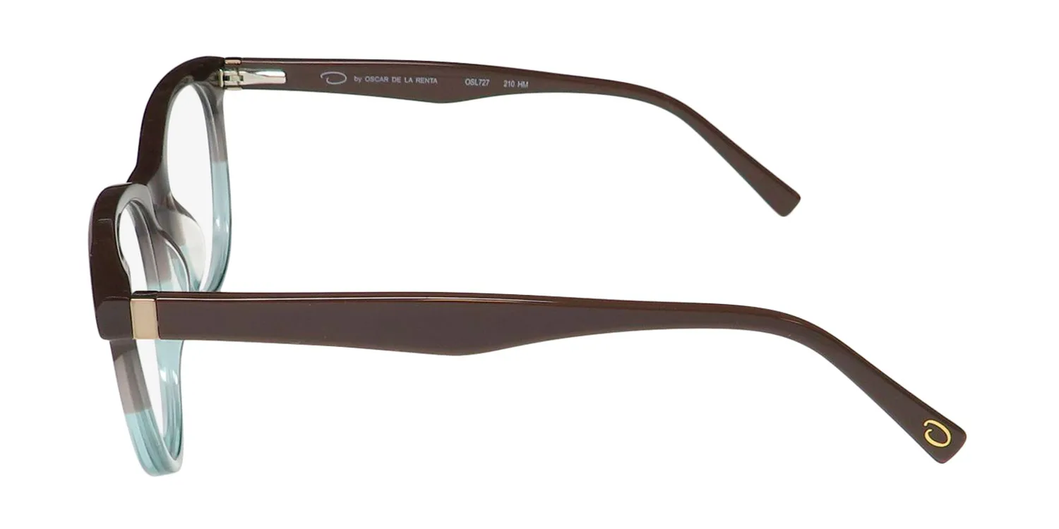 Oscar de la Renta Osl 727 210 Eyeglasses Brown 53mm 4