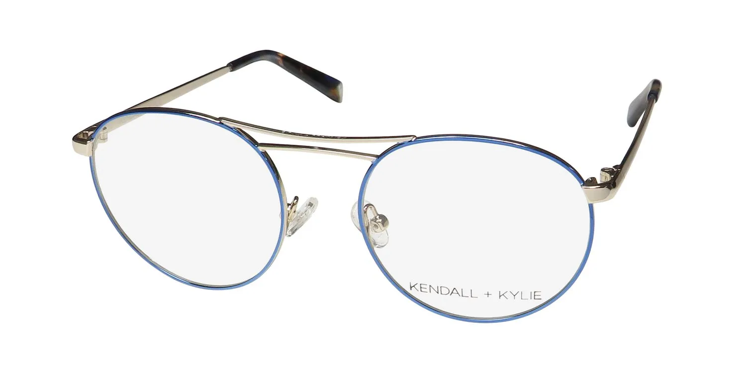 Kendall + Kylie Kko131 Nikki 450 Eyeglasses Blue 50mm