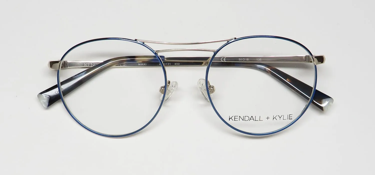 Kendall + Kylie Kko131 Nikki 450 Eyeglasses Blue 50mm 2