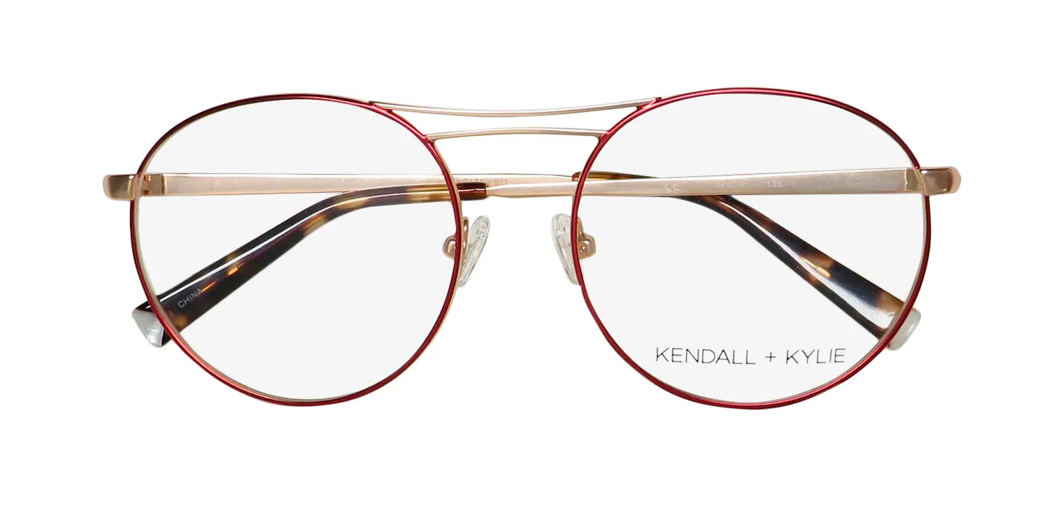 Kendall + Kylie Kko131 Nikki 611 Eyeglasses Red 54mm 2