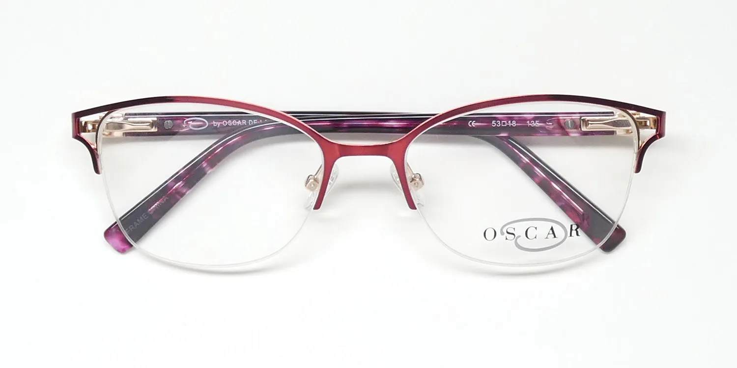 Oscar de la Renta Osl 735 512 Eyeglasses Shiny Rose 53mm 2