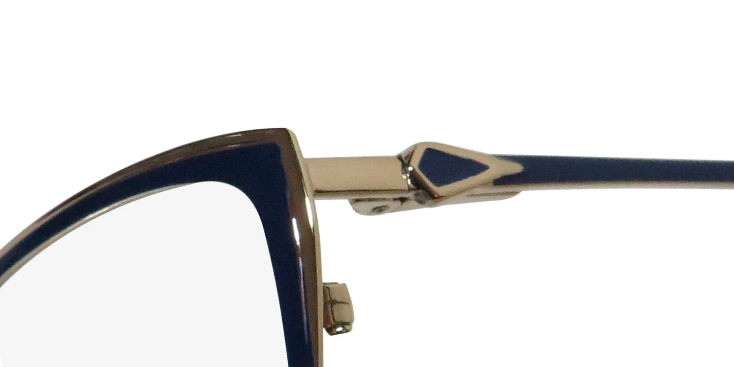 Oscar de la Renta Osl 743 414 Eyeglasses Semi Matte Navy 53mm 6