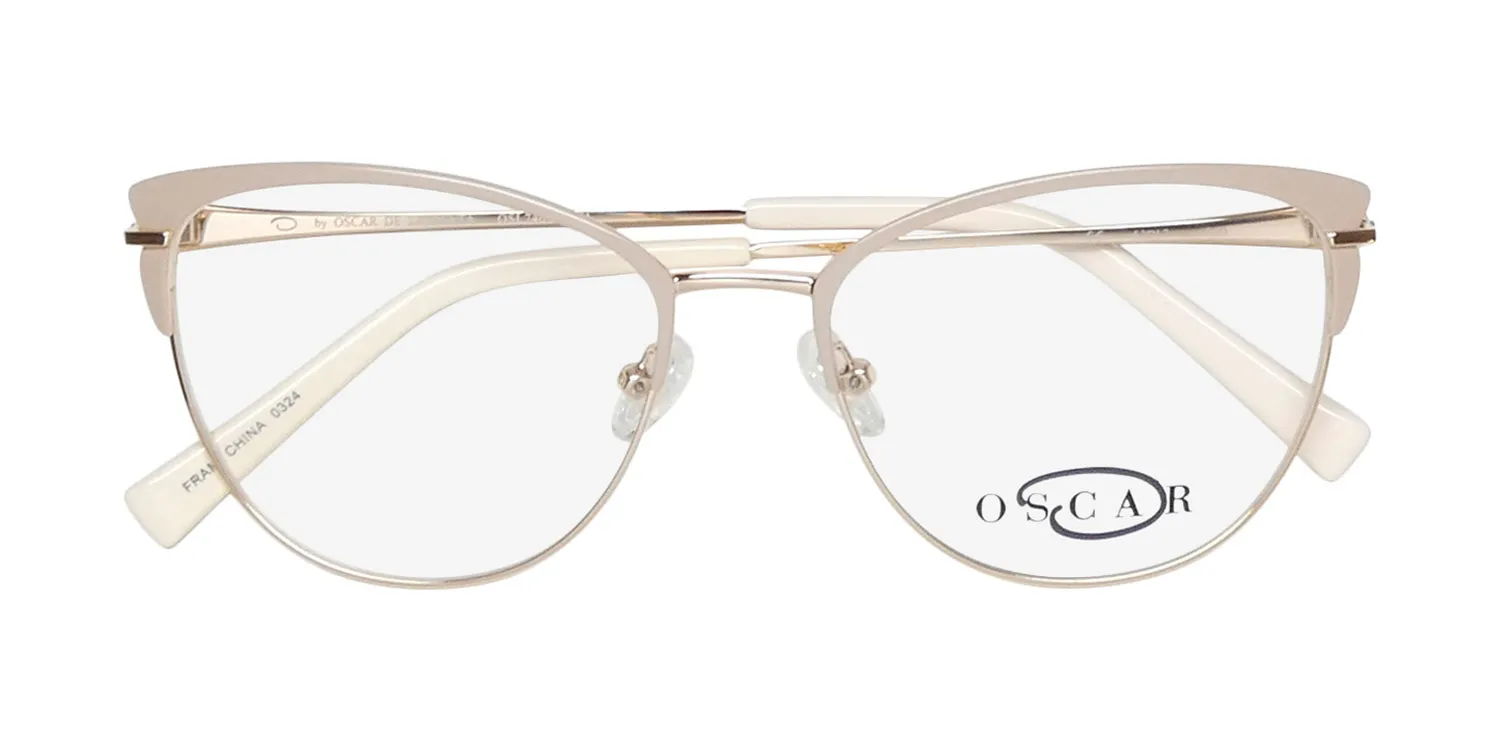 Oscar de la Renta Osl 746 651 Eyeglasses Semi Matte Blush 53mm 2