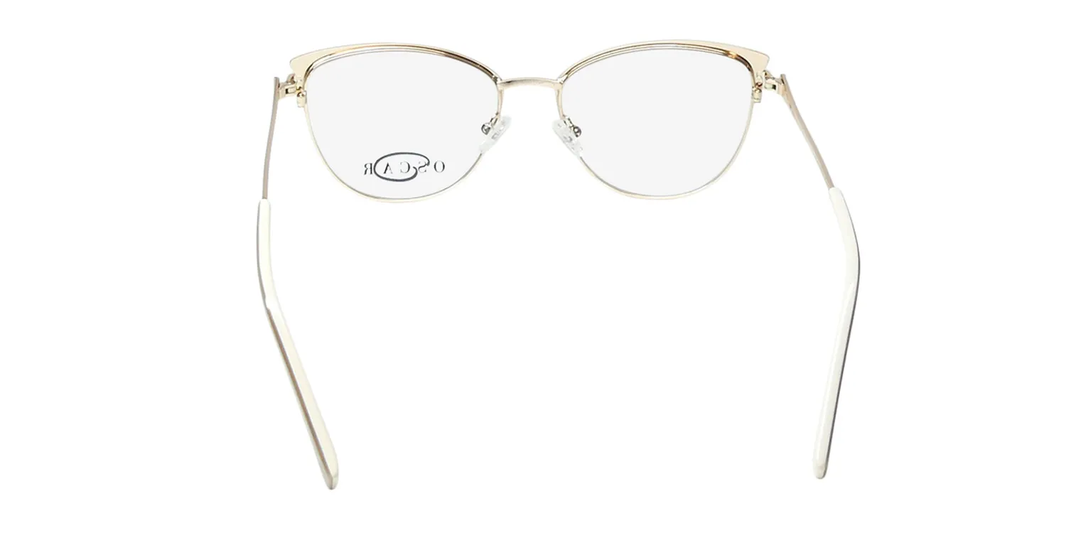 Oscar de la Renta Osl 746 651 Eyeglasses Semi Matte Blush 53mm 5
