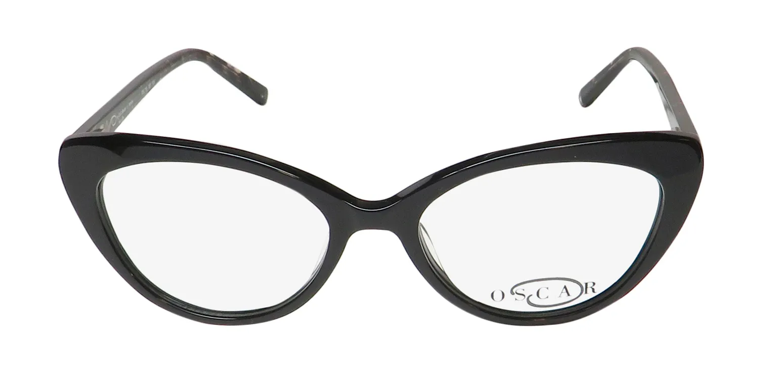 Oscar de la Renta Osl 738 001 Eyeglasses Black 52mm 3