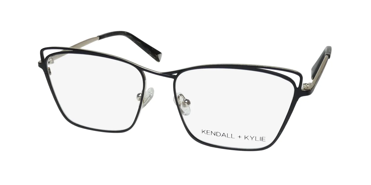 Kendall + Kylie Kko181 Hatti 001 Eyeglasses Matte Black 54mm